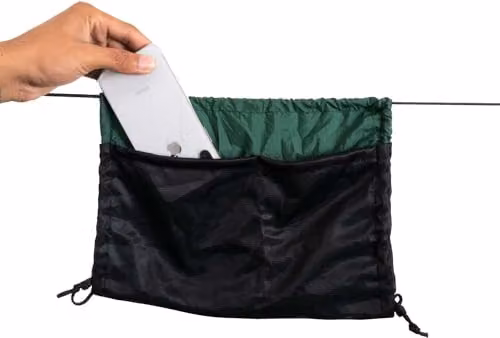 Ticket to the Moon Lightest Pro Hammock with Insect Protection and Integrated Ridgeline, Dark Green – 10