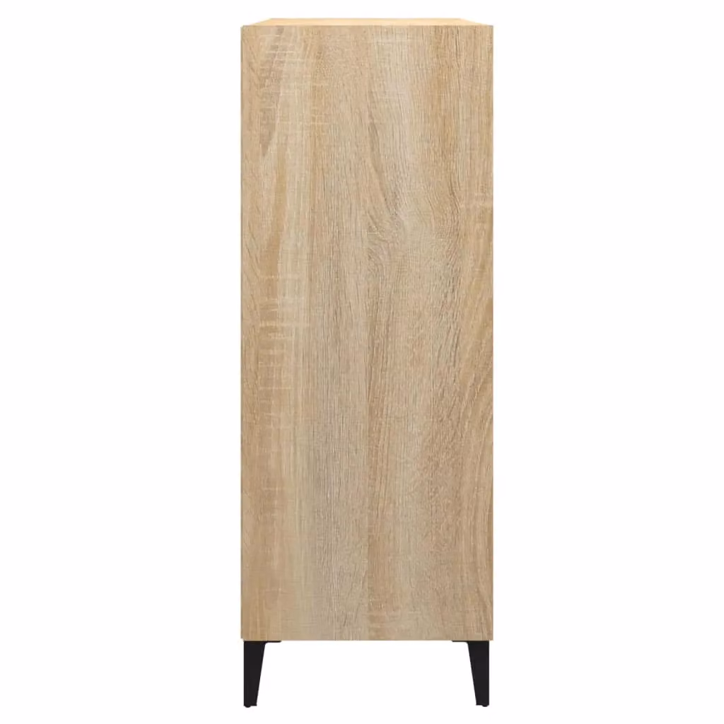 Berkfield Home Sonoma Oak Sideboard in Brown and Beige, W/D/H: 69.5 x 32.5 x 90 cm – 3