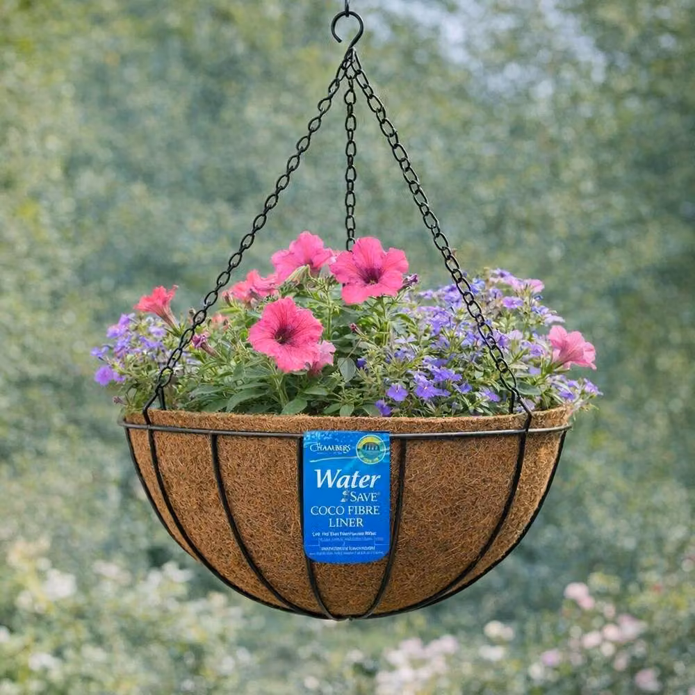 Tom Chambers Brown Coco Fibre Liner for 35cm Hanging Baskets – 3