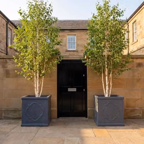 Idealist Grey Reinforced Stone Square Garden Planter, 45 x 45 cm – 8