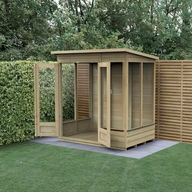 Beckwood Pent Summerhouse in Beige