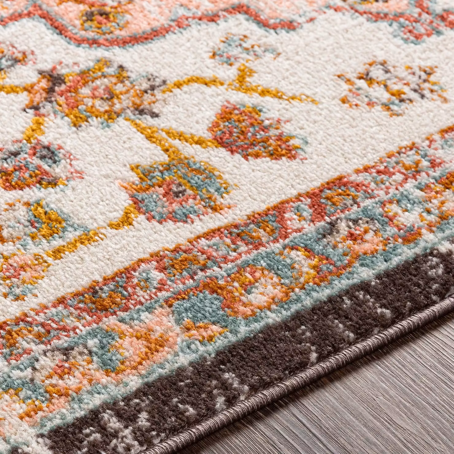Livabliss Ankara Vintage Boho Multicolour Rug in Red, Pink and Yellow, W: 140 cm, L: 200 cm – 2
