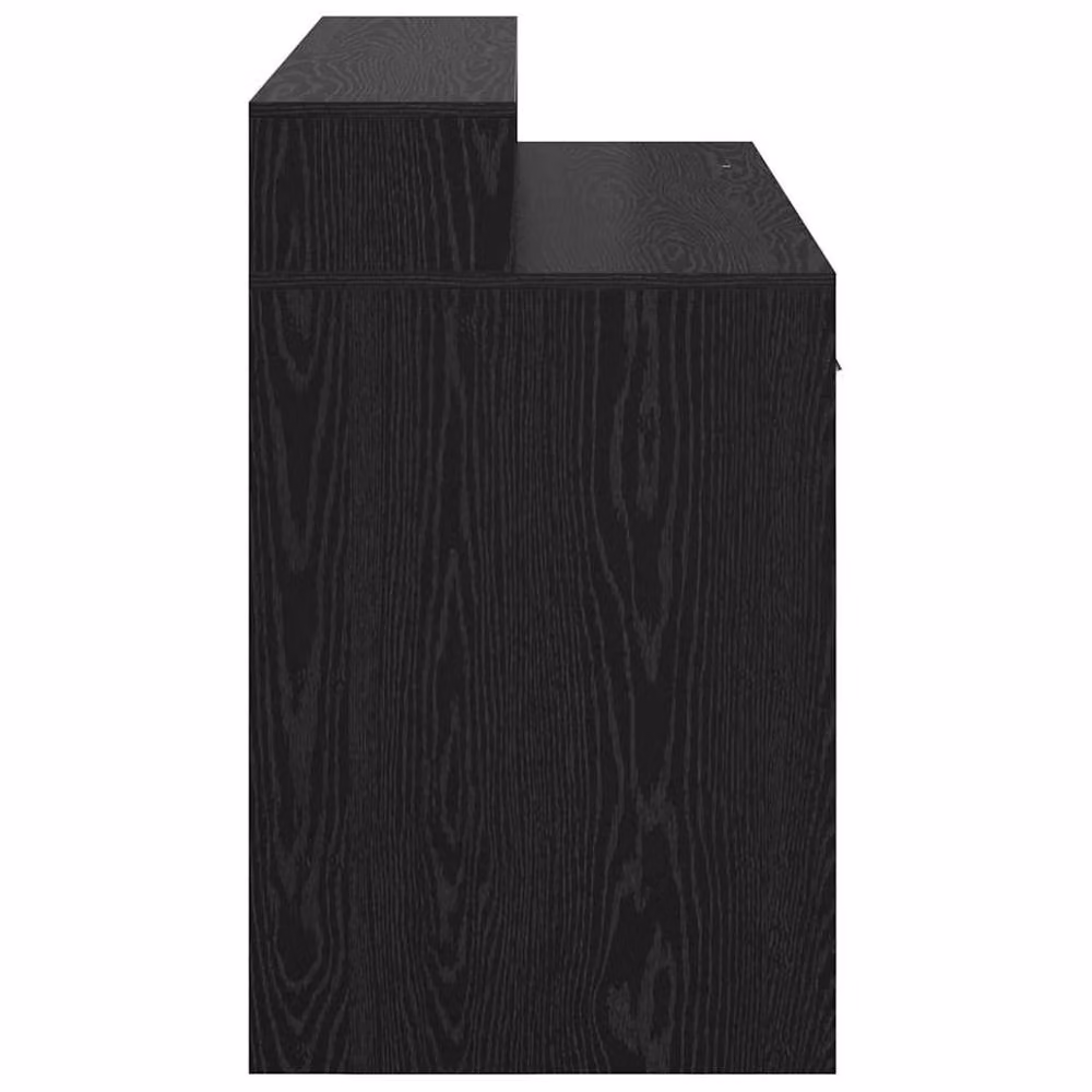 Berkfield Home Modern Writing Desk in Black Oak, W/D/H: 120 x 55 x 91 cm – 4