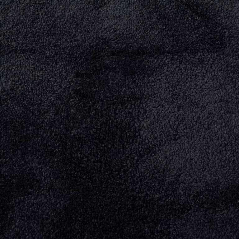 Berkfield Home Oviedo Short Pile Rug in Black, W: 240 cm x D: 240 cm