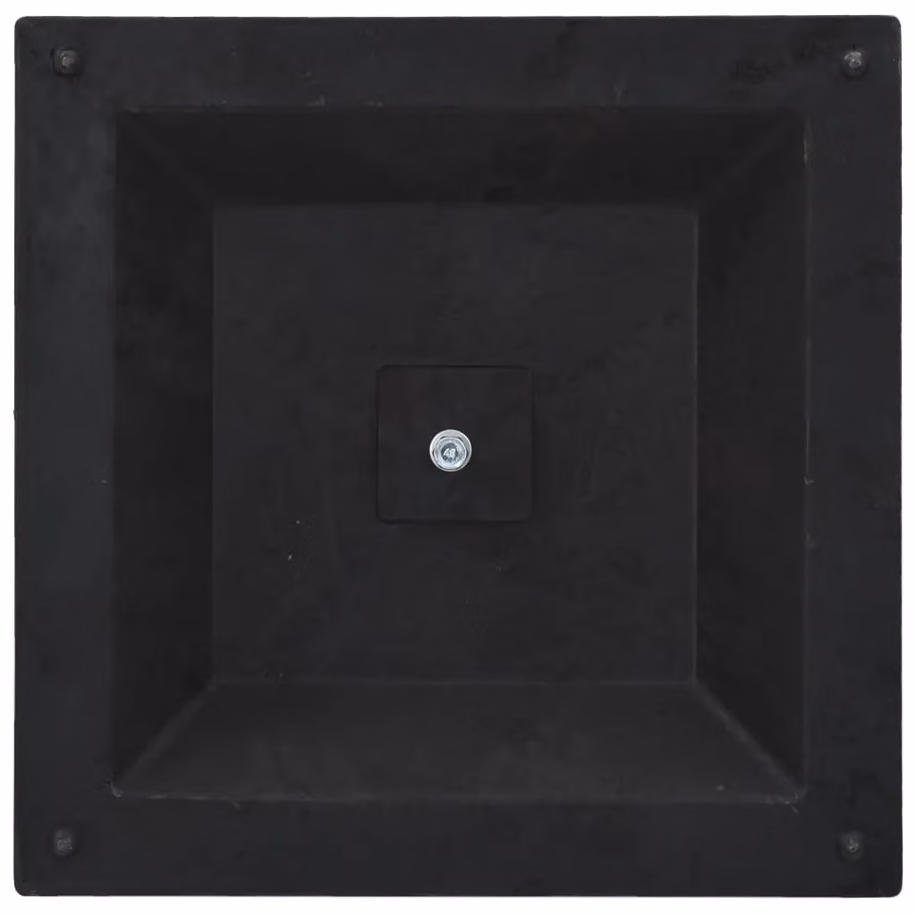 Berkfield Home Square Polyresin Parasol Base, Bronze and Brown, 12 kg – 3