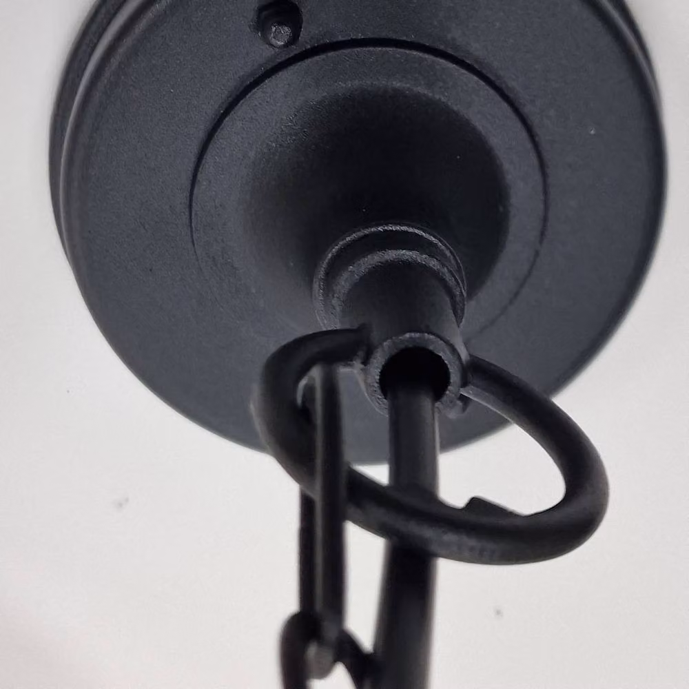 Netlighting Parish Mini Outdoor Pendant Ceiling Light in Black with Transparent Glass, IP44 Rated – 2