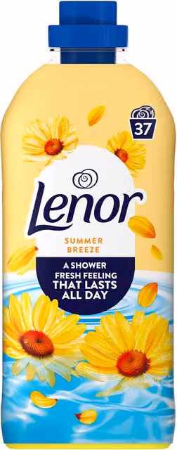 Lenor Shower Fresh Fabric Conditioner Summer Breeze Yellow