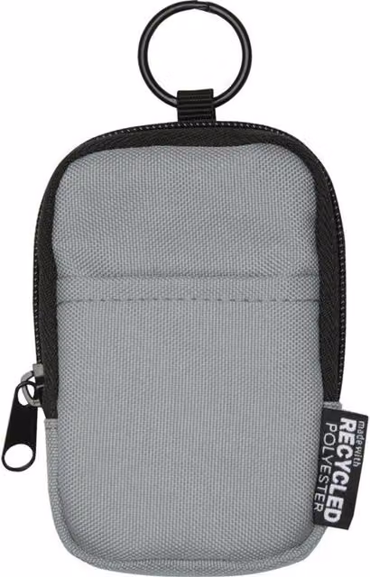 Floso Byron Clip & Go Small Pouch in Grey Polyester – 1
