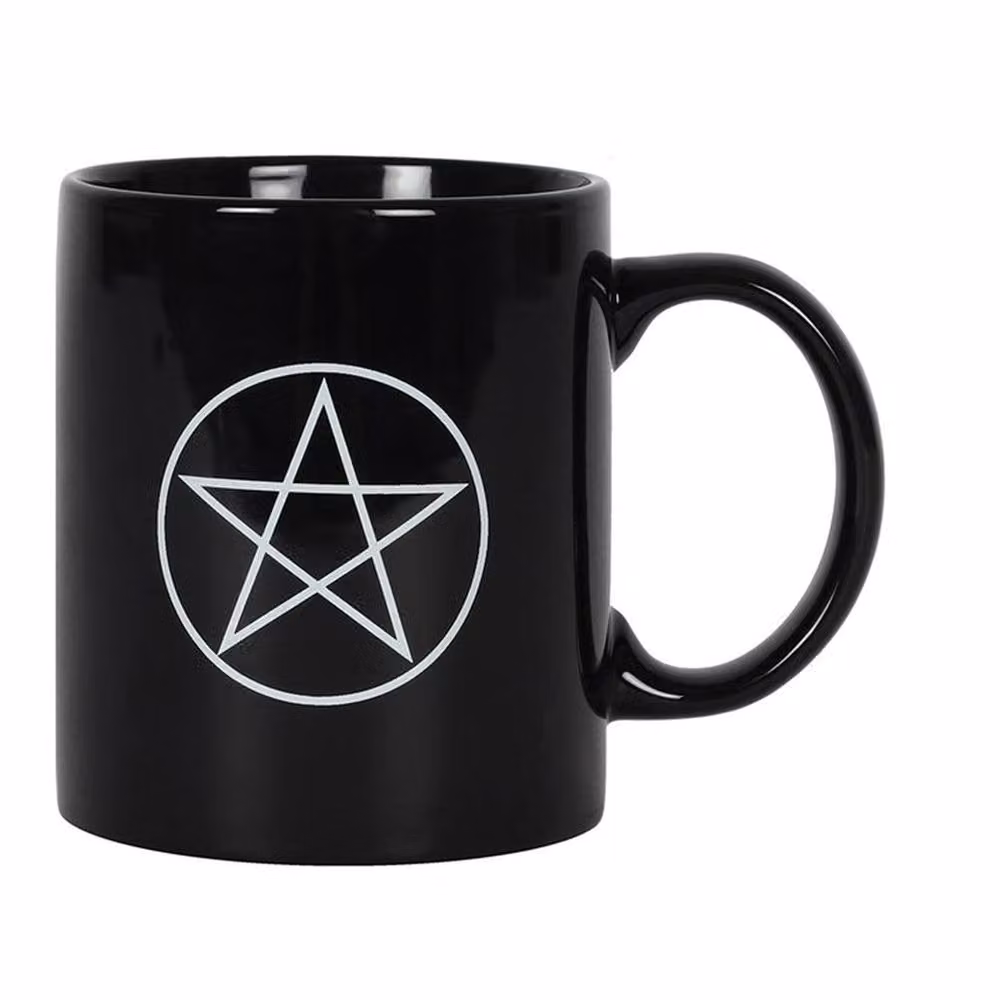 Uniqueful Black and White Ceramic Mug, 350 ml – 4
