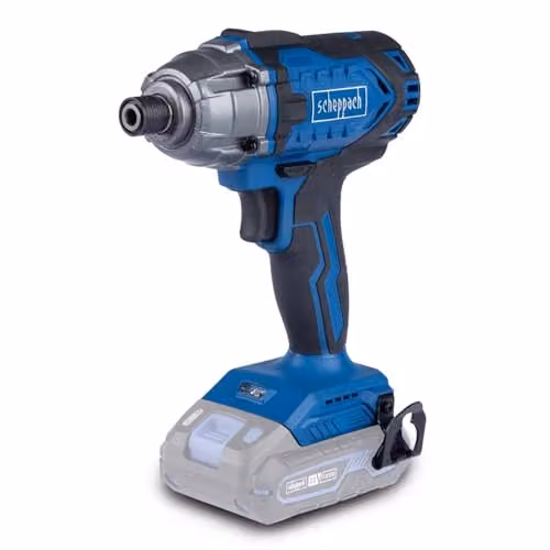 Scheppach C-ID180-X Cordless Impact Driver, 20V Blue, 180Nm Torque, 2800rpm, with LED Light and Belt Clip (Bare Tool)
