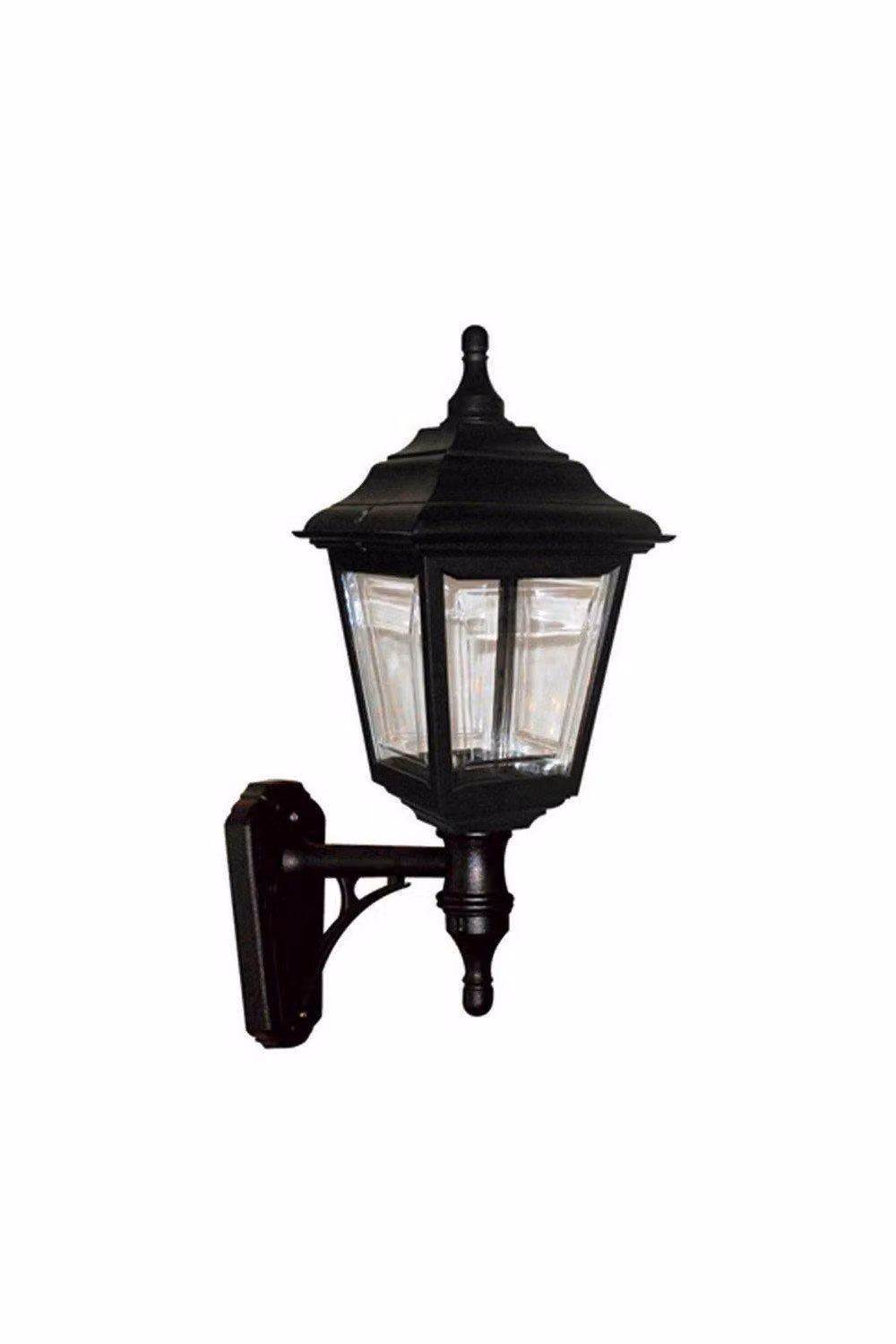 Netlighting Kerry Coastal Outdoor Wall Lantern Light, Black, IP44, E27 – 2