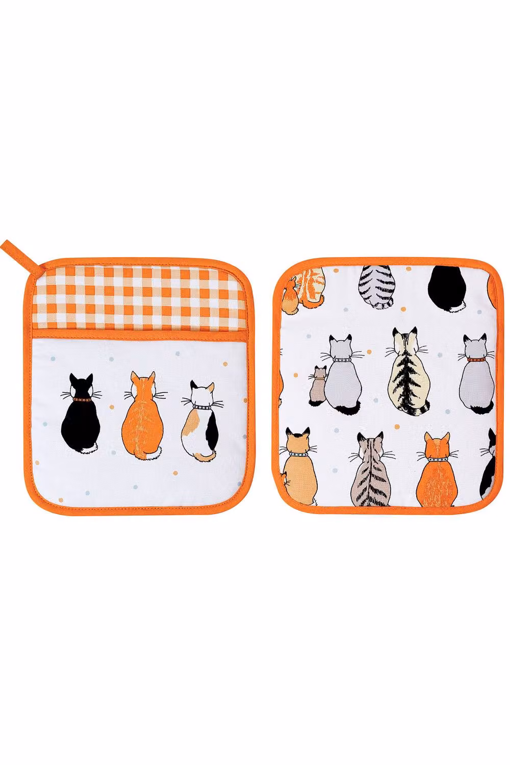 Ulster Weavers Cats In Waiting Cotton Oven Glove in Orange – 2