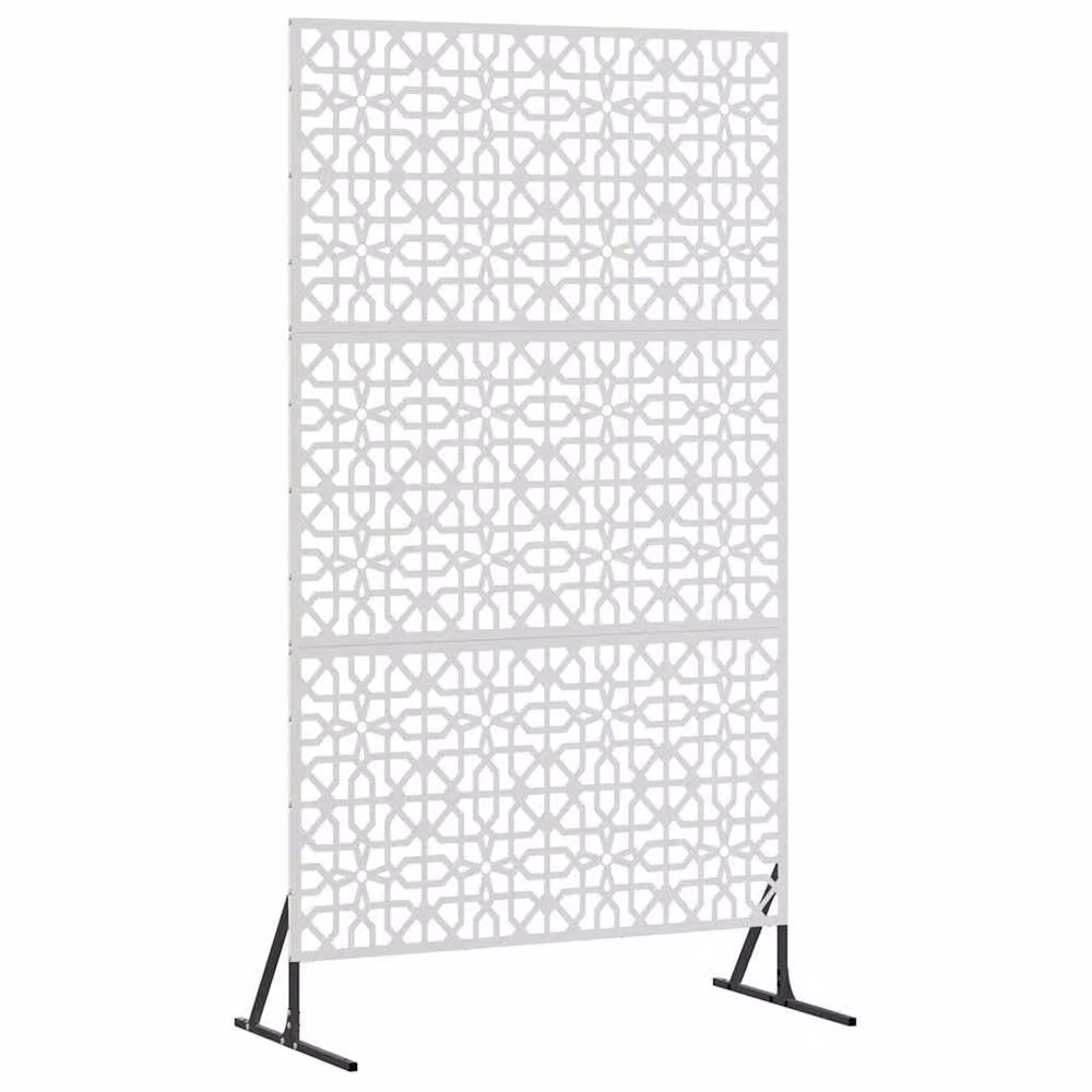 Berkfield Home Silver Stainless Steel Privacy Screen, W: 100 cm, D: 50 cm, H: 180 cm – 3