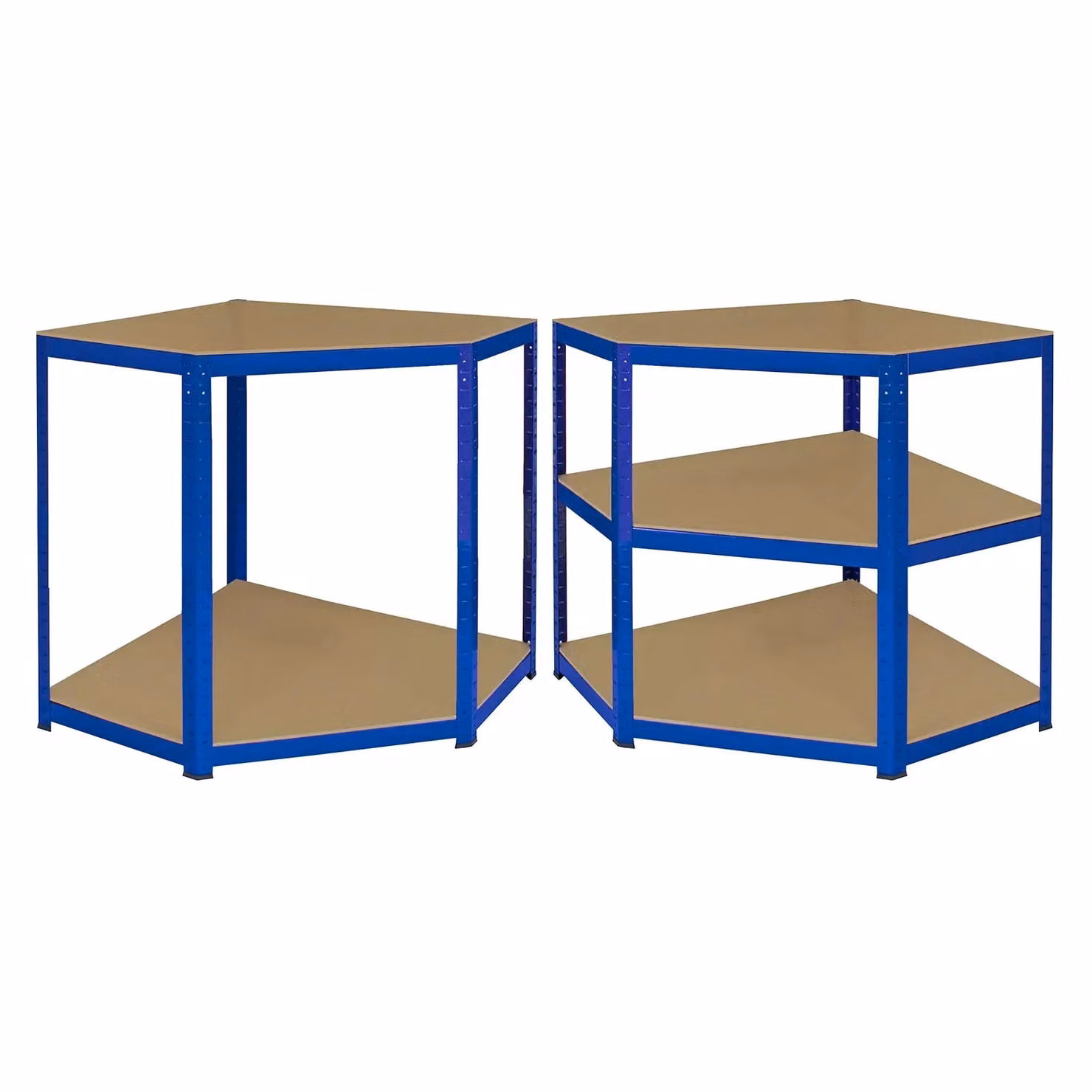 Monstershop T-Rax Corner Storage Shelf Unit, Blue, W/D/H: 90 x 45 x 180 cm – 3