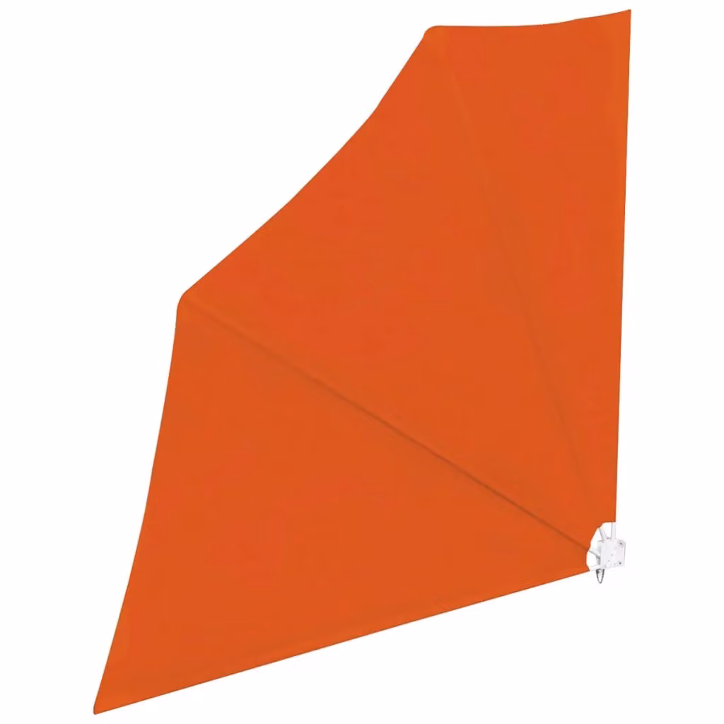 Berkfield Home Collapsible Balcony Side Awning in Orange, W/D/H: 140 x 140 x 140 cm – 2