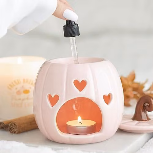 Something Different Pink Curly Pumpkin Oil Burner