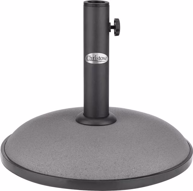 Christow 11kg Round Parasol Base in Grey