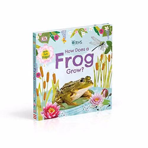 DK RHS How Does a Frog Grow? Multicolour Board Book – 2