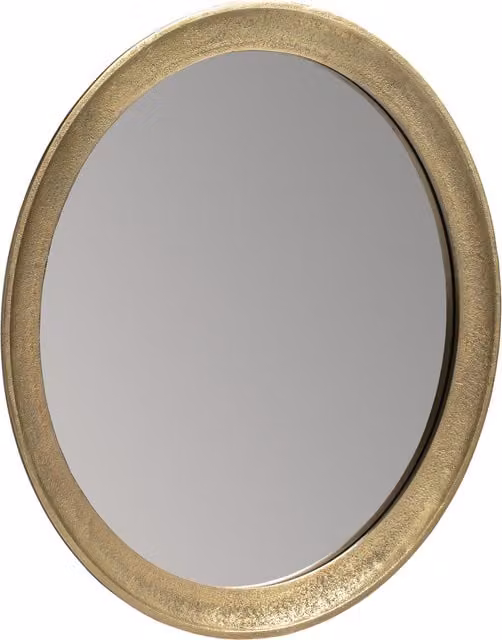 MH London Gigi Oval Accent Wall Mirror in Antique Gold
