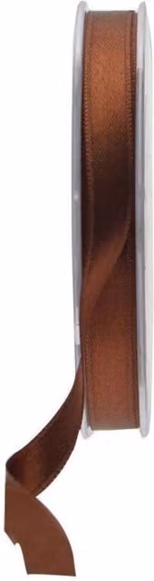 KDMD Brown Satin Ribbon, 10mm, 3 Pack