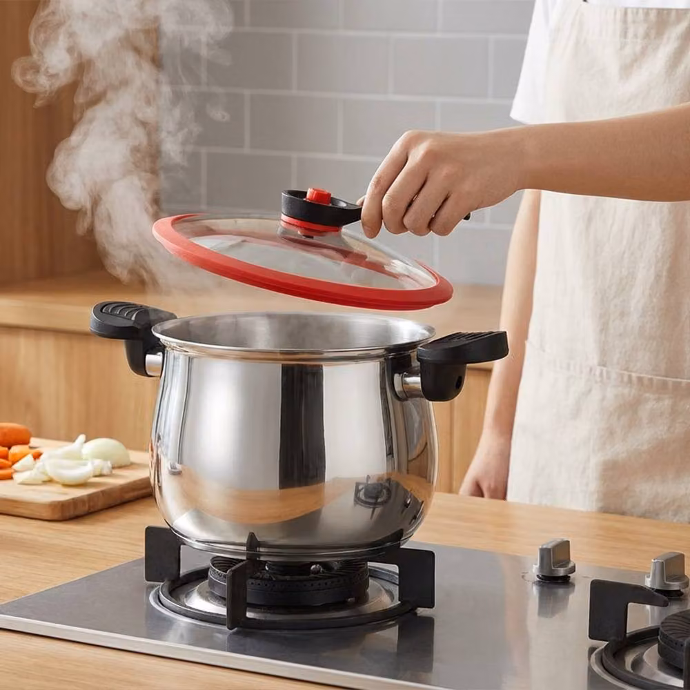 Ventryn Stainless Steel Non-Stick Stockpot in Metallic Silver – 3