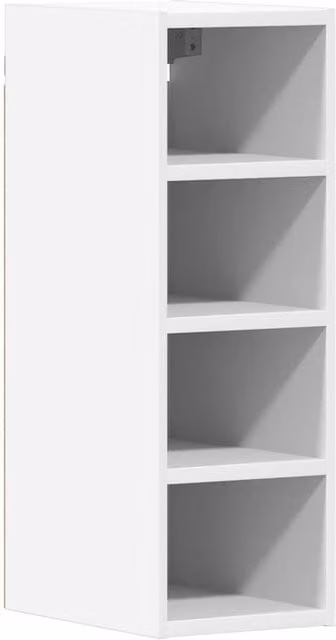 Berkfield Home White Wall Mounted Hanging Kitchen Cabinet with Internal Shelves and Hinged Doors W/D/H: 20 x 29.5 x 60 cm – 1