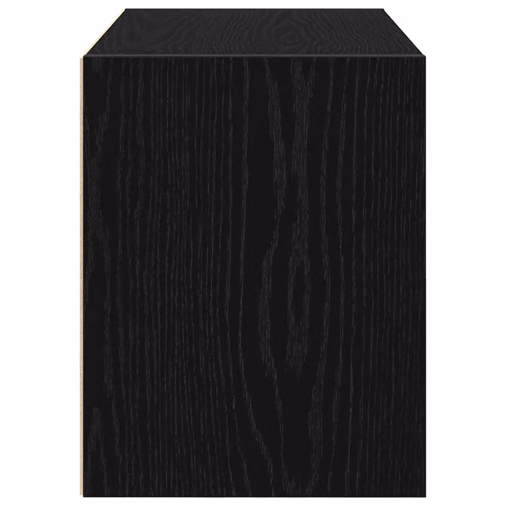 Berkfield Modern Black Oak Home Cabinet with 2 Drawers, W/D/H: 60 x 31 x 40 cm – 4