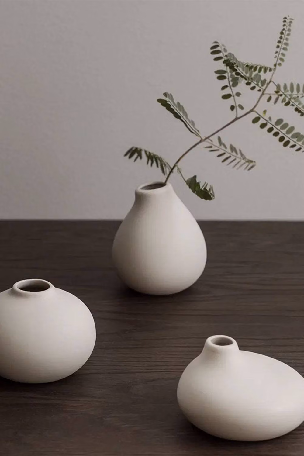 Blomus Nona Set of 3 White Porcelain Tabletop Vases – 2