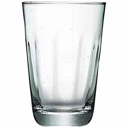 LSA International Mia Highball Tumbler Set of 4, 350ml, Transparent Recycled Glass