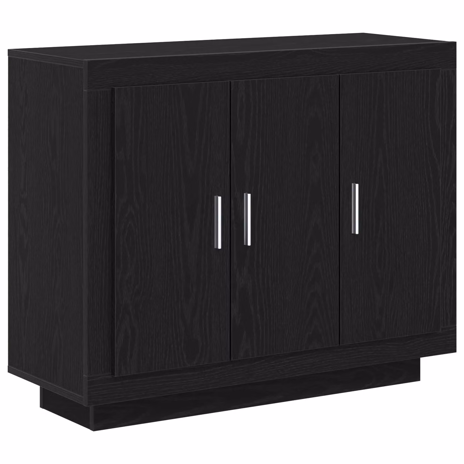 Berkfield Home Black Oak Sideboard in Matt Engineered Wood, W/D/H: 92 x 35 x 75 cm – 2