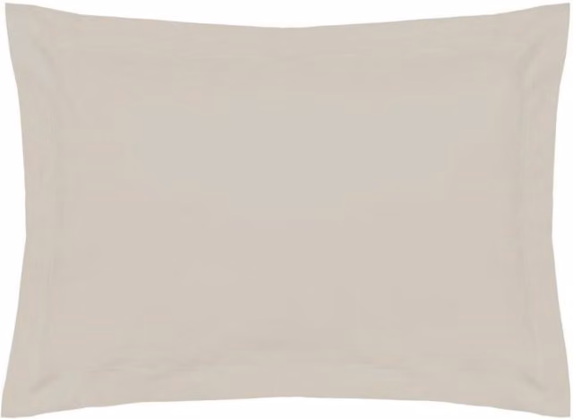 Belledorm 200 Thread Count Egyptian Cotton Oxford Pillowcase in Beige