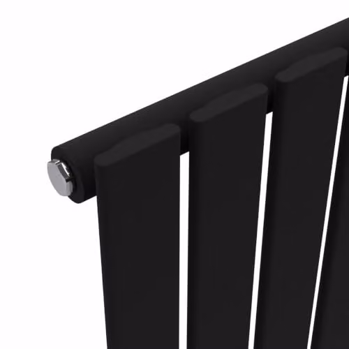 Lux Heat Black Single Panel Designer Radiator, H 40.0 cm x W 42.0 cm – 3
