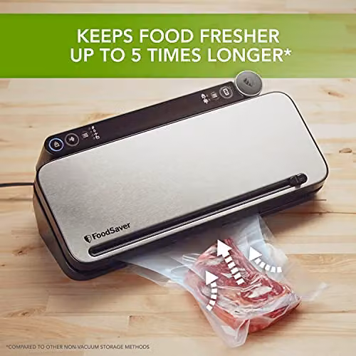 FoodSaver Multi-Use Food Preservation System Vacuum Sealer Machine in Silver and Black – 2