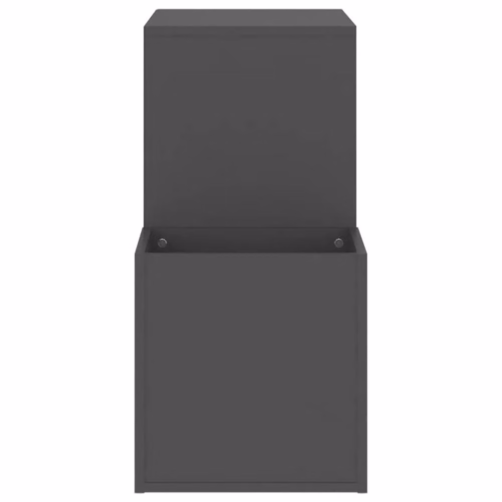 Berkfield Home Hall Shoe Cabinet in Grey, W/D/H: 105 x 35.5 x 70 cm – 4