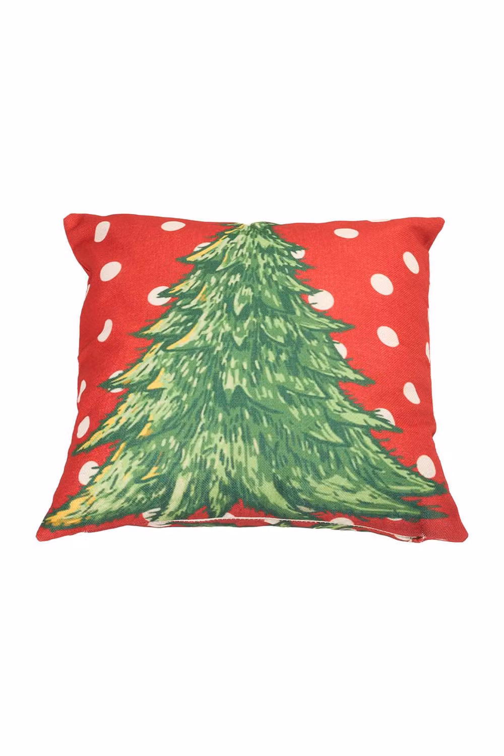 Living and Home Christmas Themed Multicolour Plush Decorative Pillow Case – 2