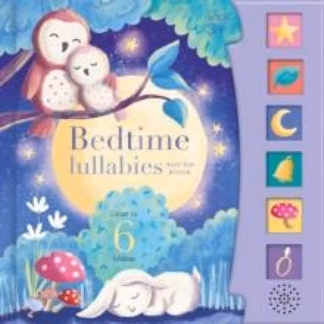 North Parade Publishing Bedtime Lullabies Multicolour Paper Book