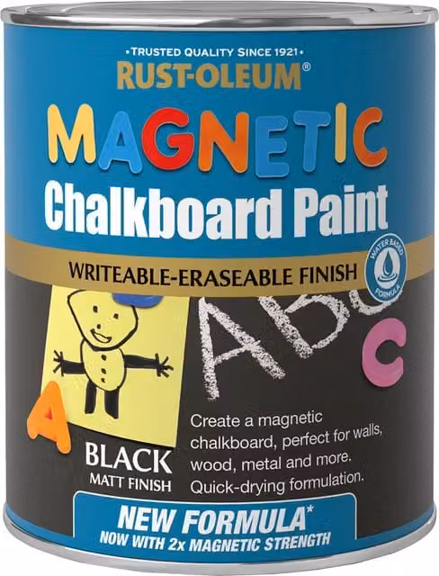 Rust-Oleum Black Magnetic Chalkboard Paint for Wood