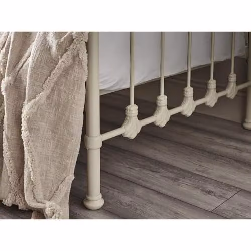 Julian Bowen Versailles Metal Daybed, White, W/D/H: 200 x 90 x 115 cm – 4