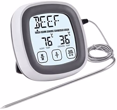 St Helens Home & Garden Digital Meat and BBQ Cooking Thermometer for Temperature Control – 1