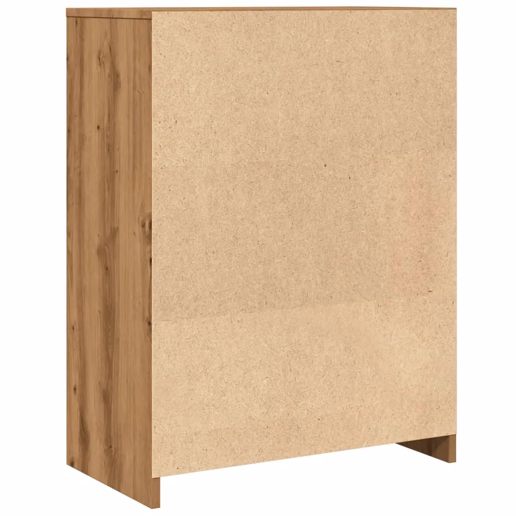 Berkfield Home Artisan Oak Bathroom Cabinet in Brown, W/D/H: 60 x 33 x 80 cm – 3
