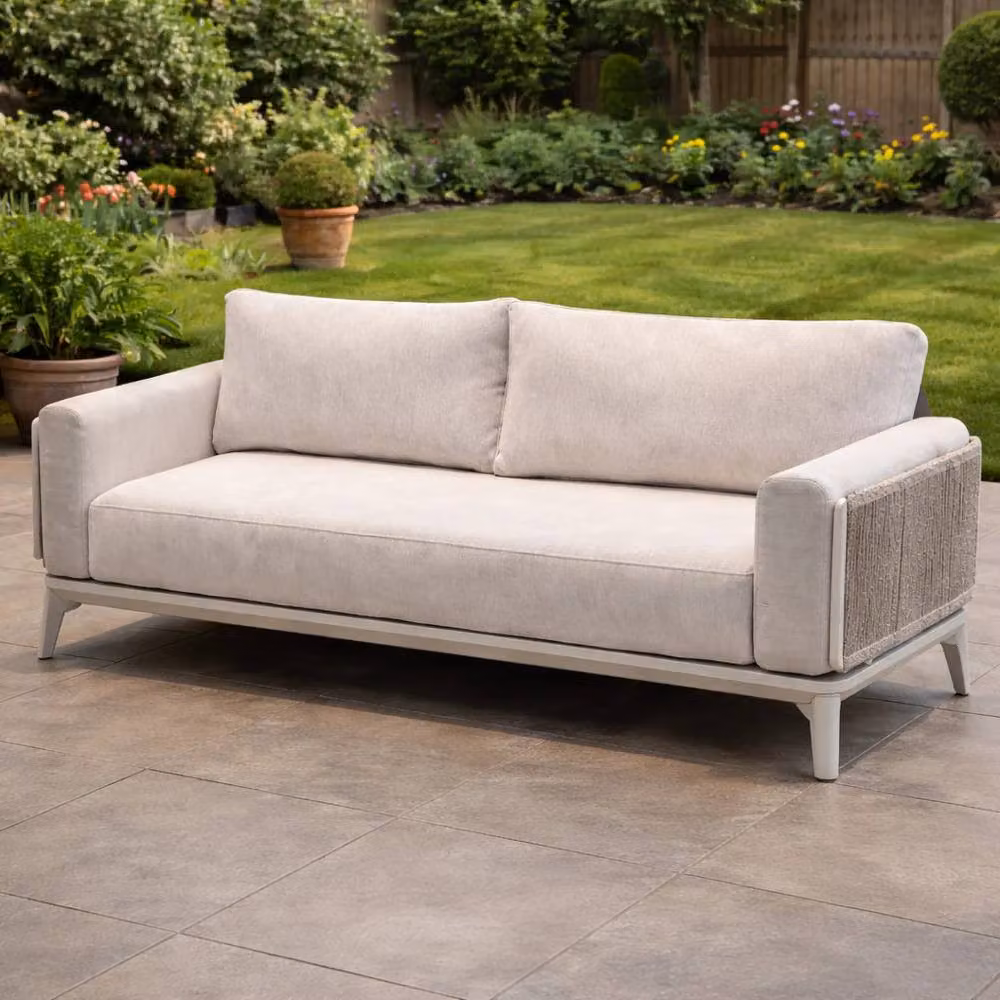 Glendale Garden & Leisure Ltd Sienna Luxury Garden Sofa Set in Beige – 2