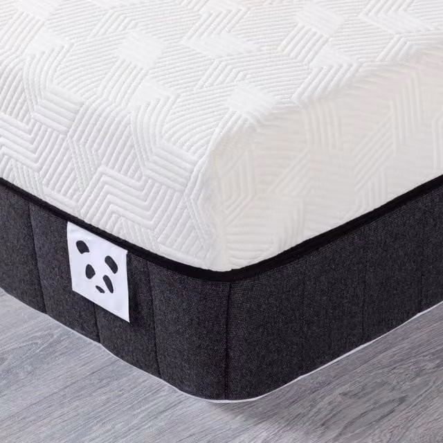 Panda London Panda Hybrid Bamboo Mattress Pro in White, Emperor Size