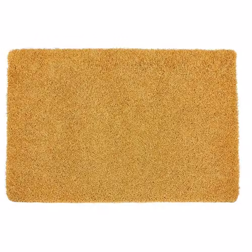 My Mat Yellow Non-Slip Washable Shaggy Rectangular Rug W: 80 cm, L: 120 cm – 1