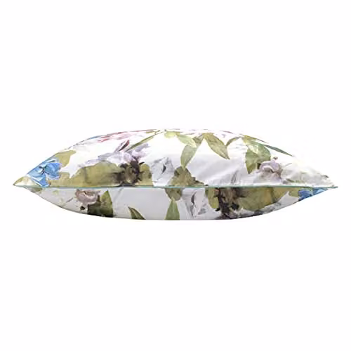 Linen House Lena Floral Cotton Pillowcase Sham, Multicolour, W/D/H: 65 x 65 x 65 cm – 2