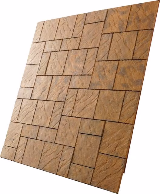 Bowland Stone Chalice Outdoor Paving Kit in Brown