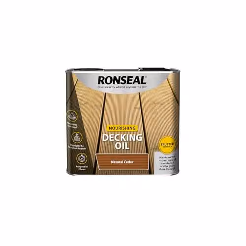 Ronseal Decking Oil in Natural Cedar, 2.5 l