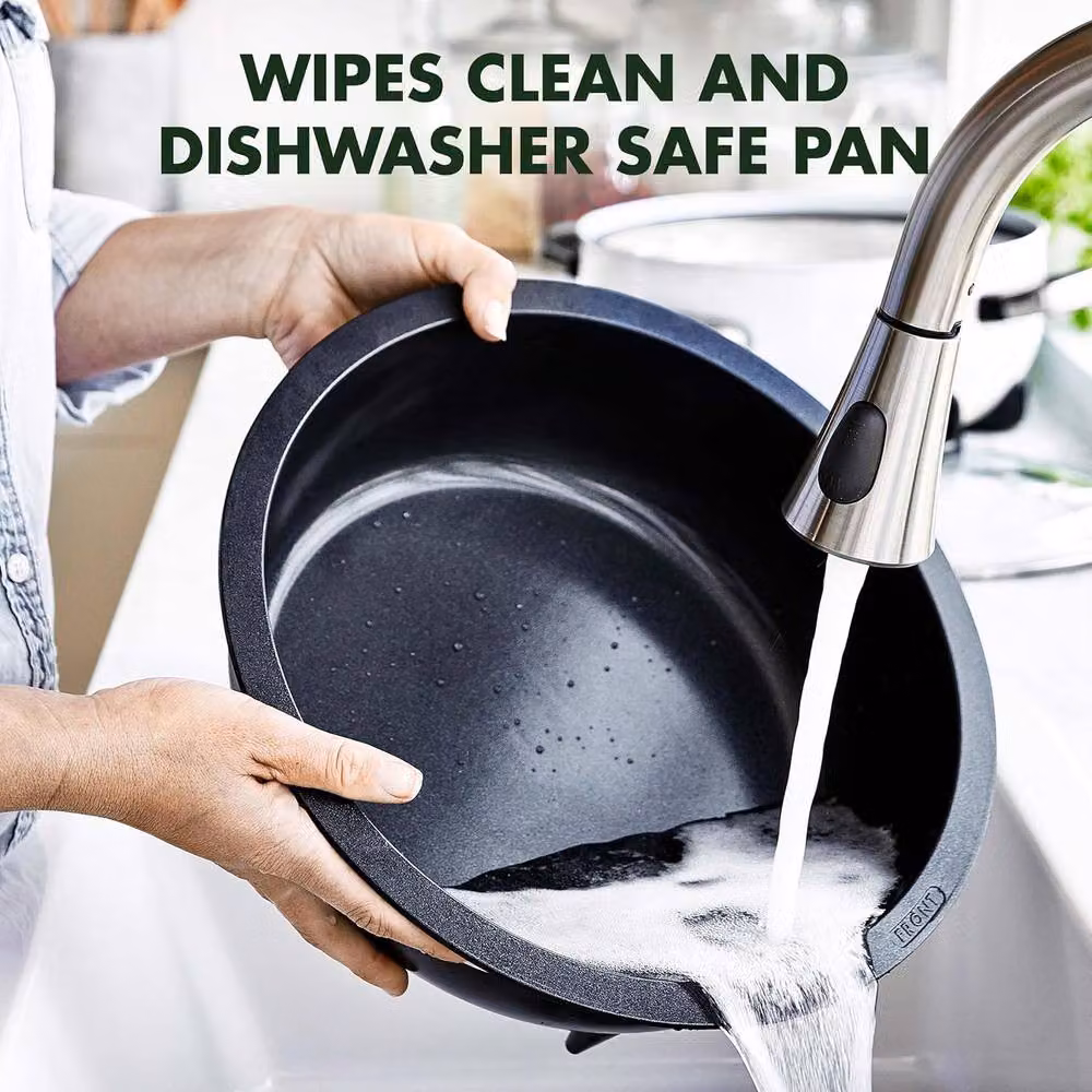 GreenPan Elite Omnicooker in Silver with 5.6L Capacity and Ceramic Non-Stick Coating – 6