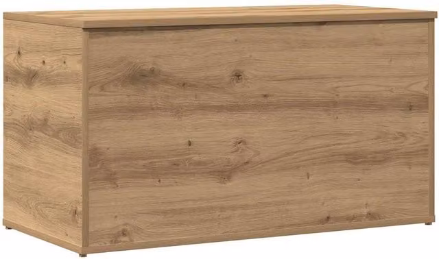 Berkfield Home Artisan Oak Storage Chest in Brown, W/D/H: 84 x 42 x 46 cm – 1