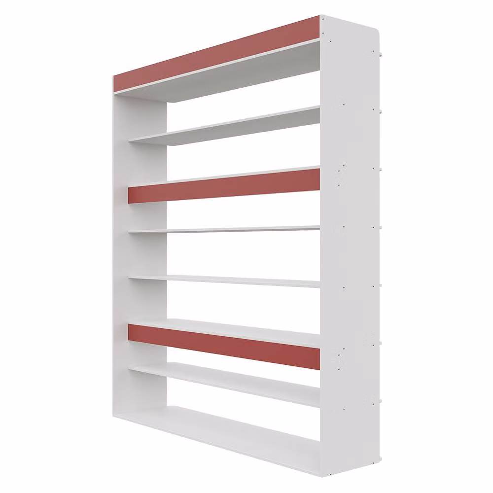 Living and Home 8-Tier Shoe Rack Cabinet in White, Width: 102 cm – 3
