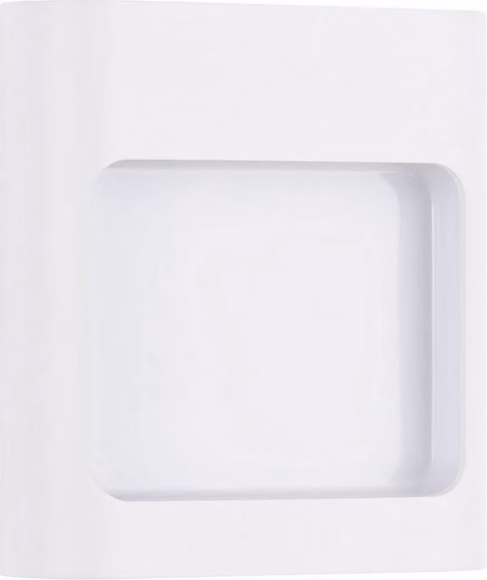 Netlighting Tall Outdoor Flush Wall Lamp in White with 9W LED, 562lm, 3000K, IP54 Rating